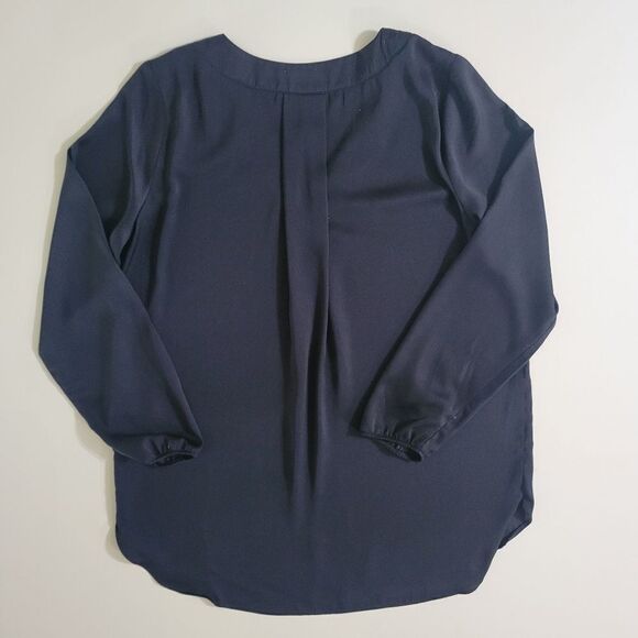 Apt. 9® Women's Black Embellished V-neck Chiffon Tunic Top - Picture 13 of 13